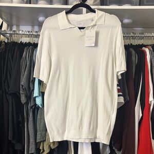 White Men's Polo Shirt